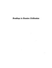 book Readings in Russian Civilization