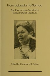 book From Labrador to Samoa: The Theory and Practice of Eleanor Burke Leacock