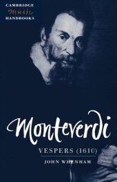 book Monteverdi: Vespers (1610)