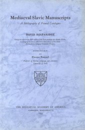 book Mediaeval Slavic manuscripts: a bibliography of printed catalogues