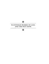 book Palestinian Women of Gaza and the West Bank