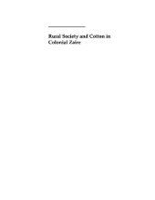 book Rural Society and Cotton in Colonial Zaire