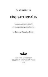 book The Saturnalia