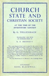 book Church, state and Christian society at the time of the investiture contest
