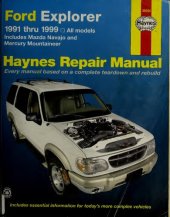 book Haynes Ford Explorer, Mazda Navajo & Mercury Mountaineer Automotive Repair Manual