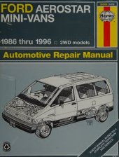 book Haynes Ford Aerostar Mini-Vans Automotive Repair Manual