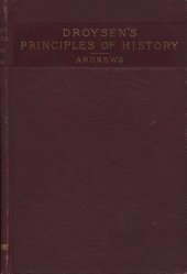 book Outline of the principles of history: Grundriss der Historik