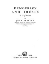 book Democracy and ideals: a definition