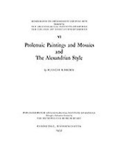 book Ptolemaic paintings and mosaics and the Alexandrian style