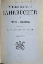 book Württembergische Jahrbücher für Statistik und Landeskunde