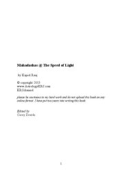 book Mahadashas @ The Speed of Light