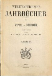 book Württembergische Jahrbücher für Statistik und Landeskunde