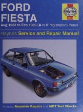 book Haynes Ford Fiesta Aug 1983 to Feb 1989 (A to F Registration) Service Manual