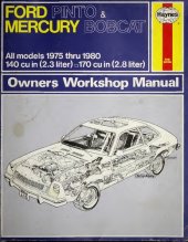 book Haynes Ford Pinto & Mercury Bobcot Owners Workshop Manual