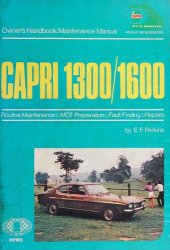 book Haynes Ford Capri 1300 and 1600 Owners Handbook