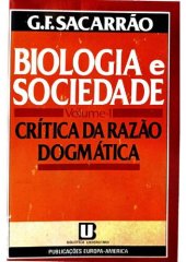 book Biologia e sociedade. v. 1