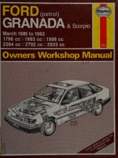 book Haynes Ford Granada and Scorpio ('85 to '93) Owners Workshop Manual