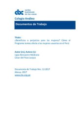 book ¿Beneficios o perjuicios para las mujeres? Cómo el Programa Juntos afecta a las mujeres usuarias en el Perú