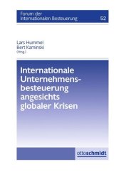 book Internationale Unternehmensbesteuerung angesichts globaler Krisen