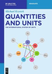 book Quantities and Units: The International System of Units