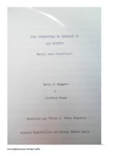 book Cómo interpretar el lenguaje de los tiestos. Manual para arqueólogos