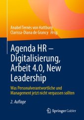 book Agenda HR - Digitalisierung, Arbeit 4.0, New Leadership: Was Personalverantwortliche und Management jetzt nicht verpassen sollten