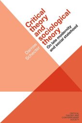 book Critical theory and sociological theory: On late modernity and social statehood