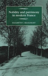 book Nobility and patrimony in modern France