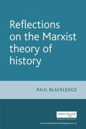 book Reflections on the Marxist theory of history