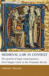 book Medieval law in context: The growth of legal consciousness from Magna Carta to the Peasants' Revolt