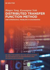 book Distributed Transfer Function Method: One-Dimensional Problems in Engineering