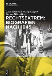 book Rechtsextrem: Biografien nach 1945