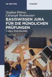 book Basiswissen Jura für die mündlichen Prüfungen: 1. und 2. Staatsexamen