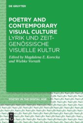 book Poetry and Contemporary Visual Culture / Lyrik und zeitgenössische Visuelle Kultur