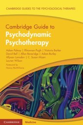 book Cambridge Guide to Psychodynamic Psychotherapy