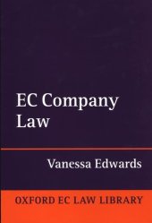 book EC Company Law (Oxford European Union Law Library)