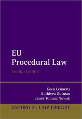 book EU Procedural Law (Oxford European Union Law Library)