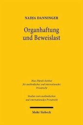 book Organhaftung und Beweislast: Dissertationsschrift