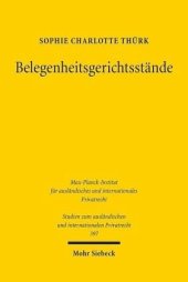 book Belegenheitsgerichtsstände: Dissertationsschrift