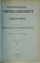 book Württembergische Vierteljahreshefte für Landeskunde