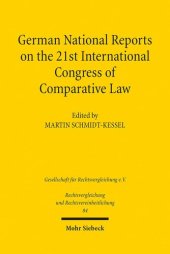 book German National Reports on the 21st International Congress of Comparative Law