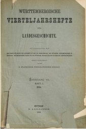 book Württembergische Vierteljahreshefte für Landeskunde