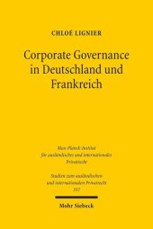 book Corporate Governance in Deutschland und Frankreich