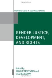 book Gender Justice, Development, and Rights (Oxford Studies in Democratization)