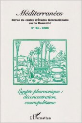 book Méditerranées, numéro 24, Egypte pharaonique : déconcentration, cosmopolitisme