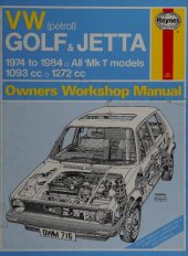 book Haynes VW Golf & Jetta (Petrol) 1974 to 1984 Owners Workshop Manual