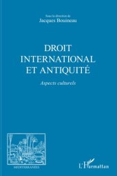 book Droit international et Antiquité: Aspects culturels