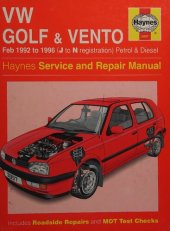 book Haynes VW Golf and Vento (92-96) Service and Repair Manual