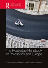 book The Routledge Handbook of Philosophy and Europe