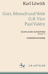 book Gott, Mensch und Welt – G.B. Vico – Paul Valéry: Sämtliche Schriften, Band 9 (German Edition)